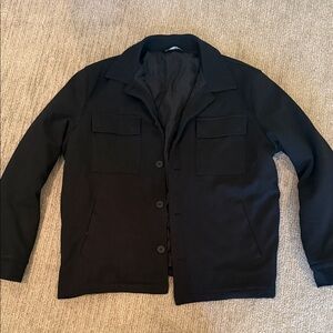 Zara Black Lightweight Shirt Jacket